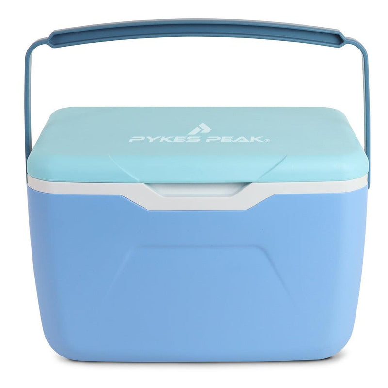 PYKES PEAK (パイクスピーク）クーラーボックス 20L (保冷剤付き) BBQ ピクニック レジャー用 【FUN SERIES】NORDICBLUE ※予約販売商品です - PYKES PEAK