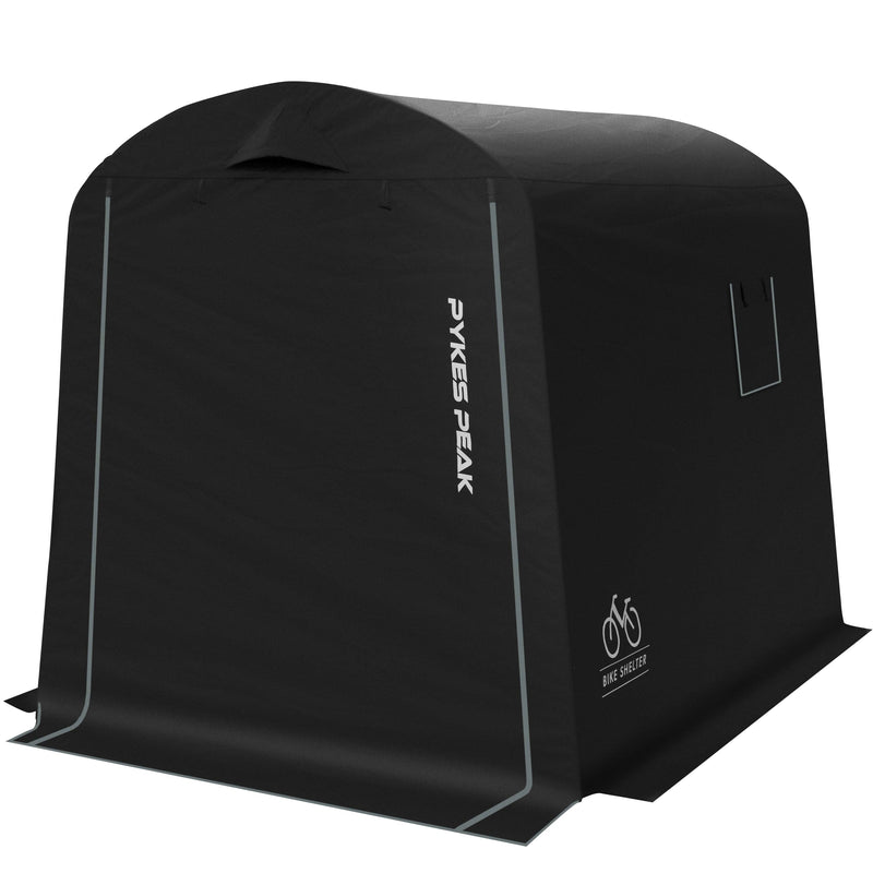 PYKES PEAK (パイクスピーク) サイクルハウス 【ノーマル：予約商品】5月下旬入荷次第発送 2サイズ 3カラー 1台用〜3台用 自転車置き場 バイクガレージ 耐水圧2000mm UPF50 工具不要 バイクシェルター (奥行220㎝ 幅175㎝ 高さ170㎝ サイズ 2-3台収納) - PYKES PEAK